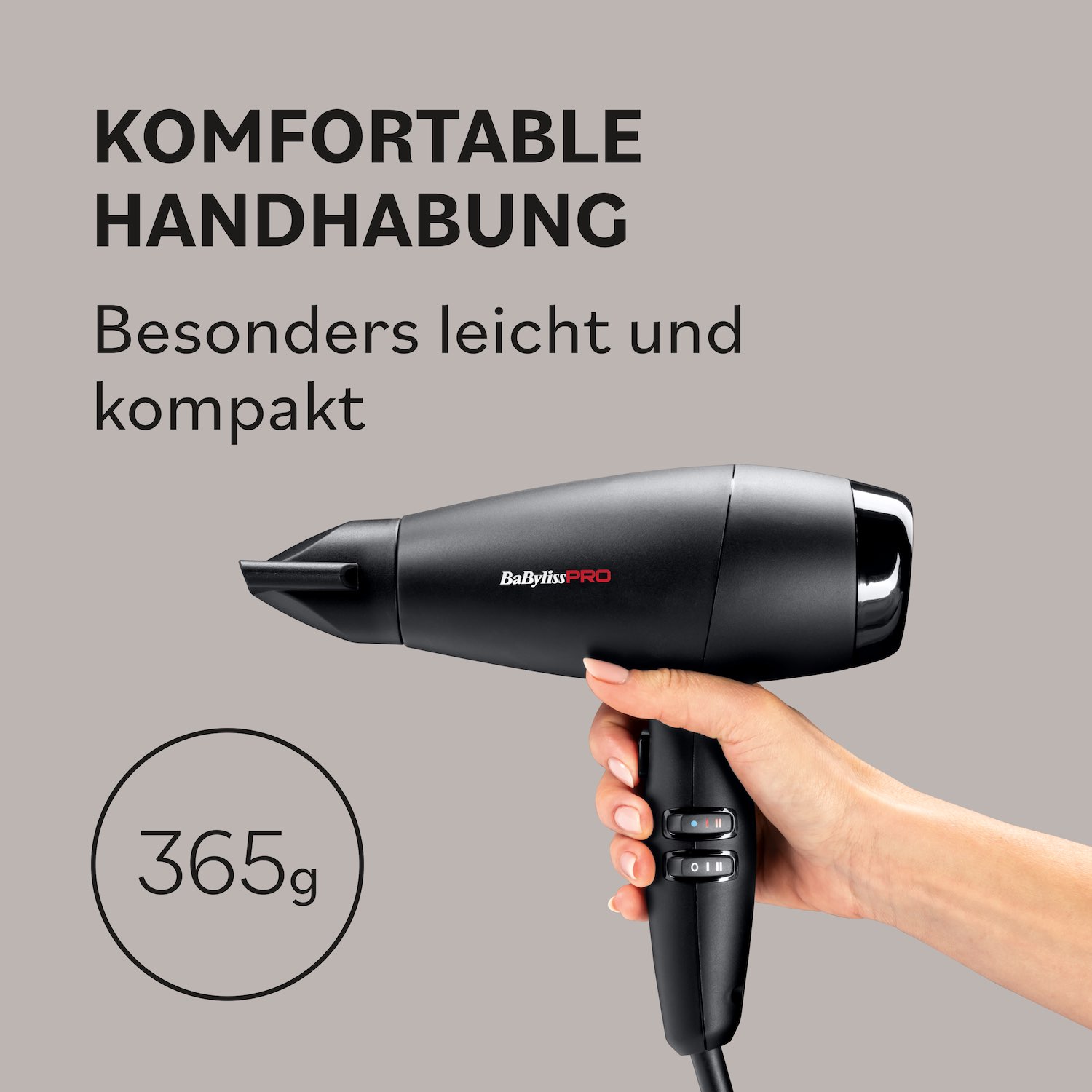 BaByliss PRO Haartrockner Avanzato mit Digitalmotor 2300 Watt BAB6965E