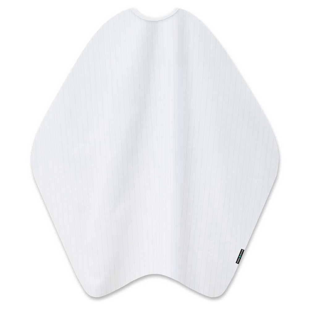 Trend Design Herren Schneideumhang - Weiß mit Druckknopfverschluss