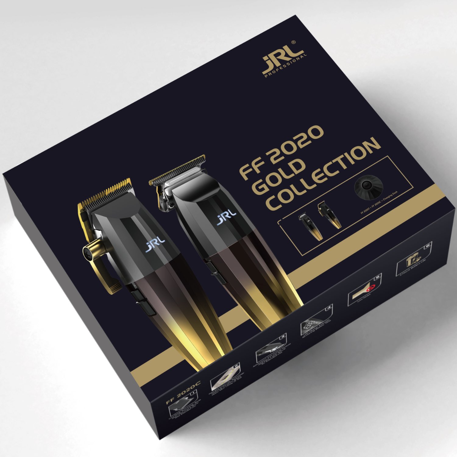 JRL Fresh Fade 2020 Combo Set Trimmer & Clipper Gold
