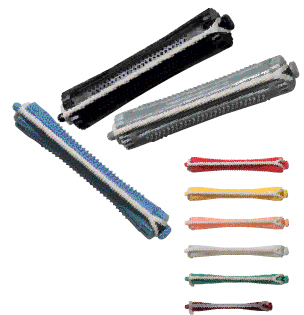 12 Profi-Dauerwellwickler | Kaltwellwickler 13mm Hellgrau