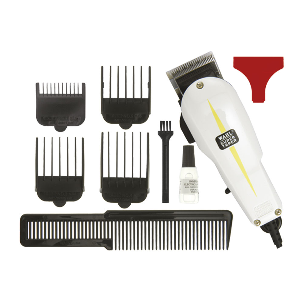 Wahl - Super Taper weiss Clipper SuperTaper Haarschneider Barber 08466-216