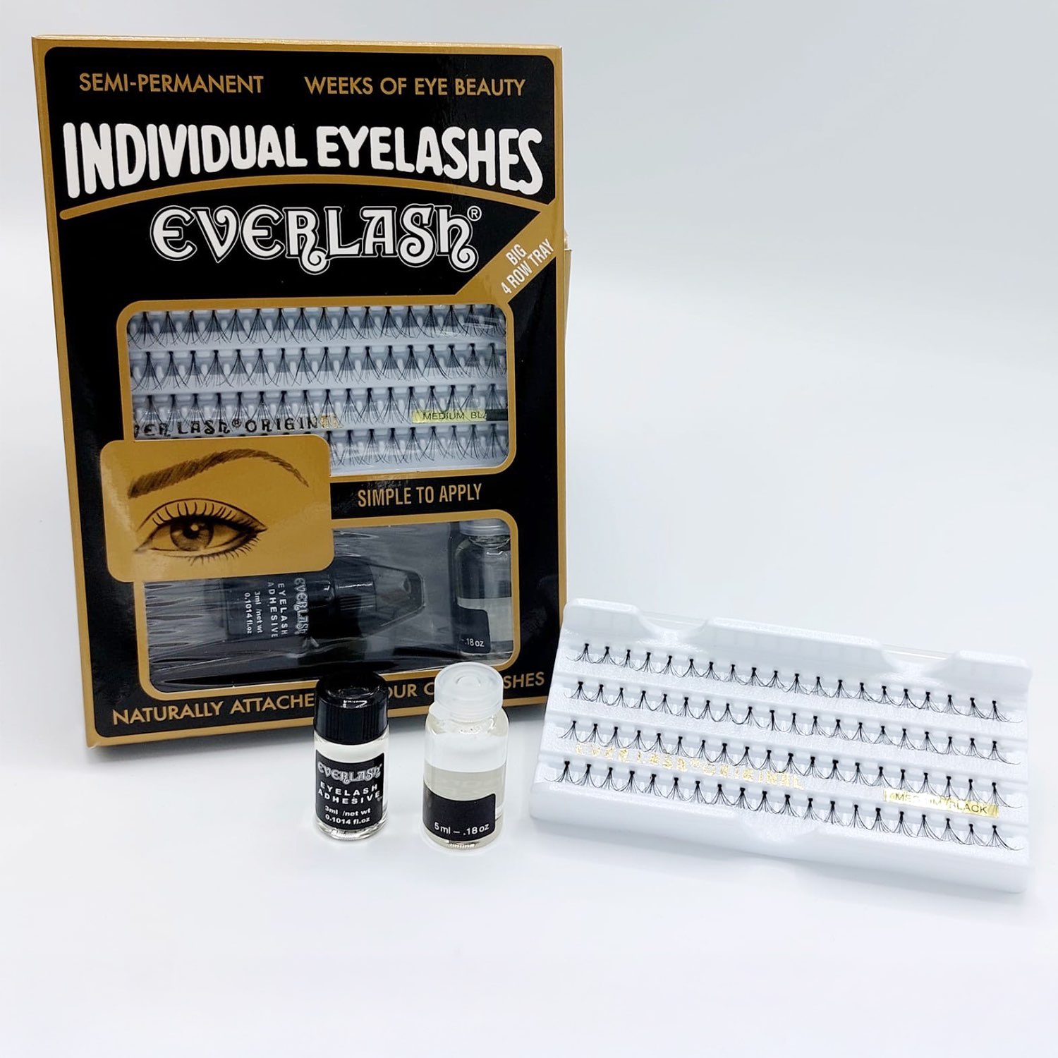 Everlash Dauerwimpern medium Verkaufspackung - schwarz