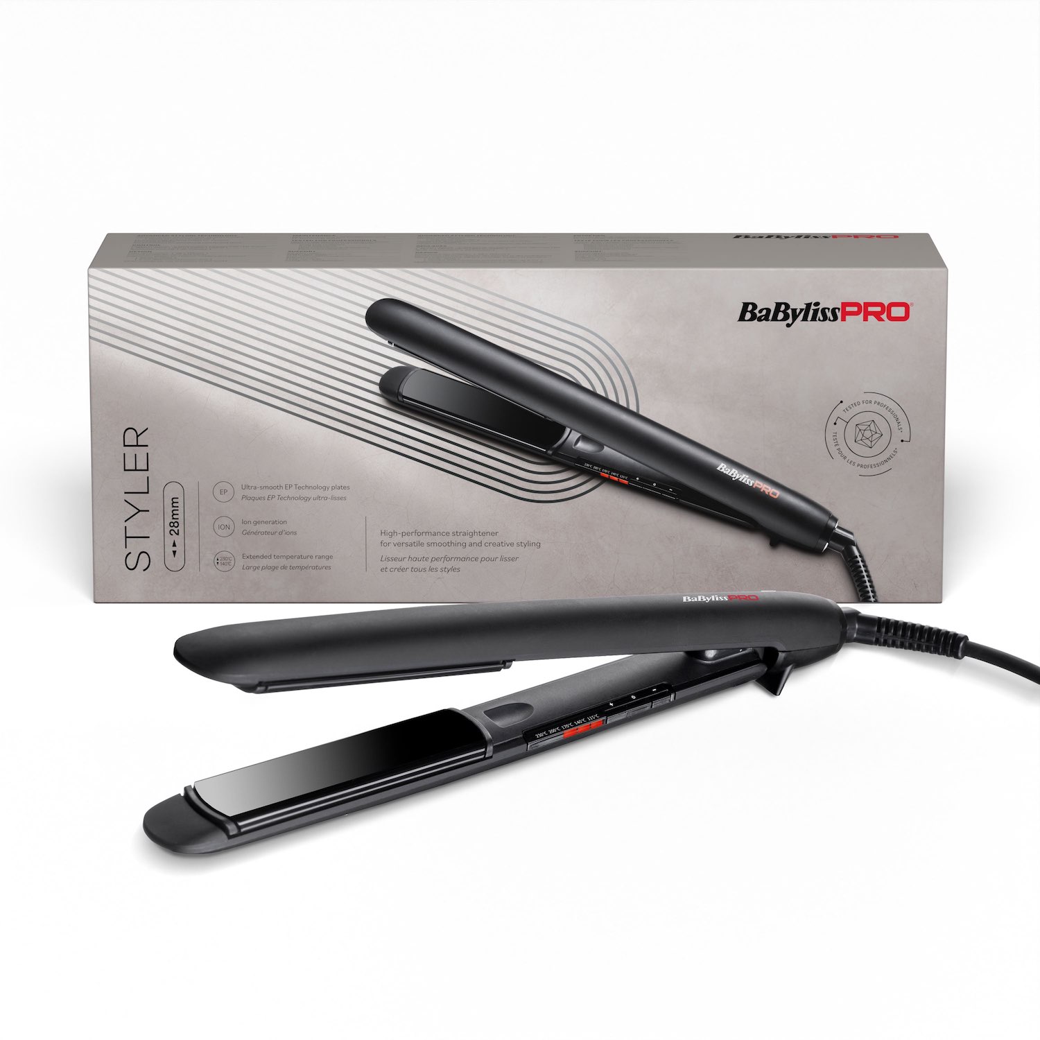 BaByliss PRO Styler Glätteisen Haarglätter 28 mm BAB3020E