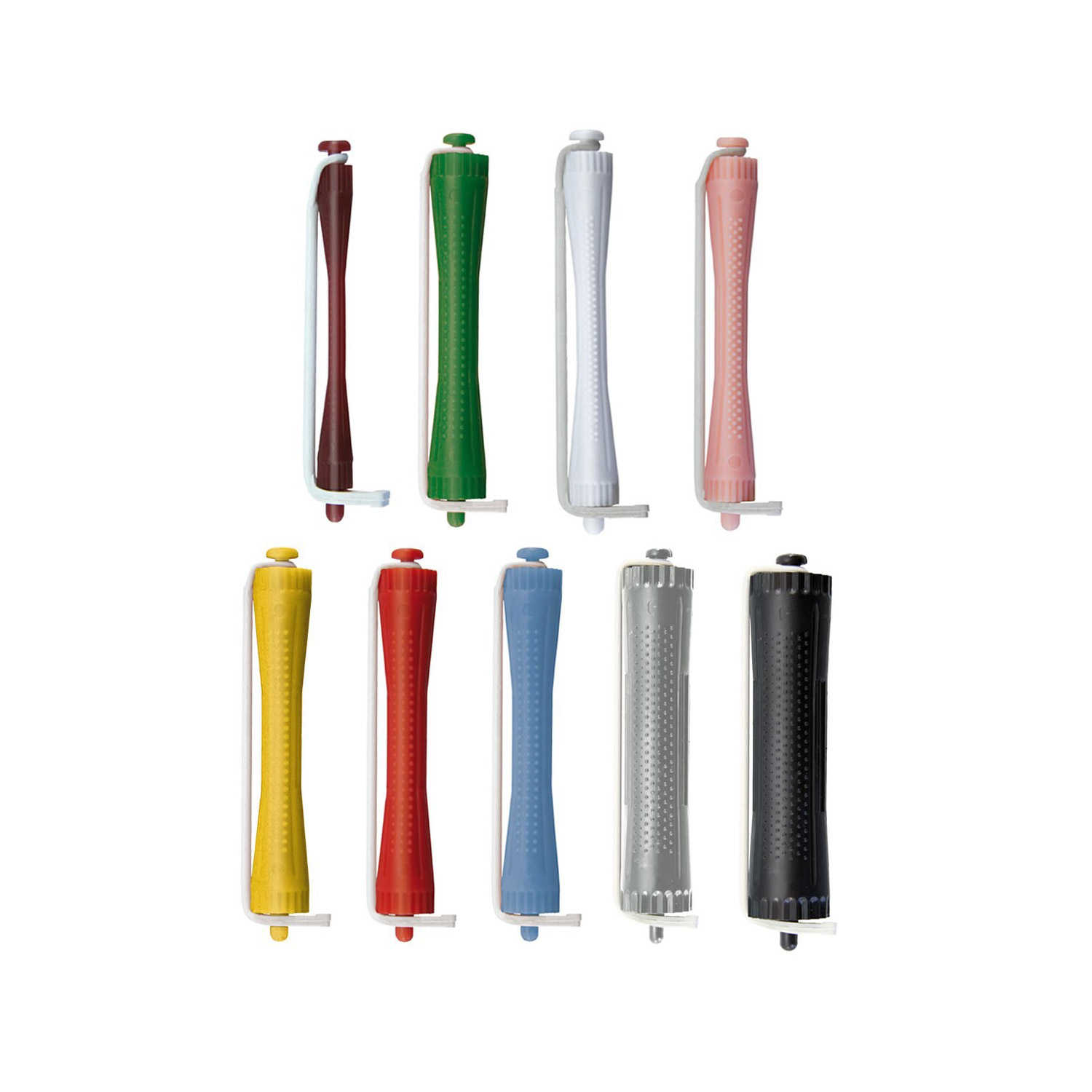 12 Profi-Dauerwellwickler | Kaltwellwickler 13mm Hellgrau