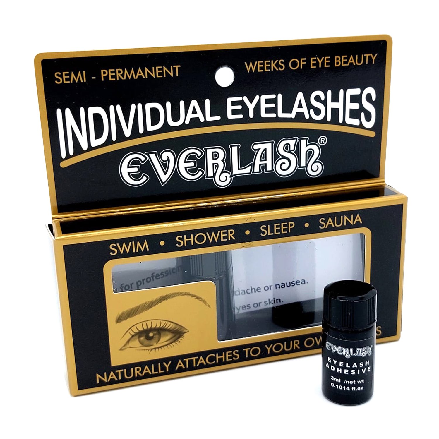 Everlash Dauerwimpern Spezial- Kleber schwarz