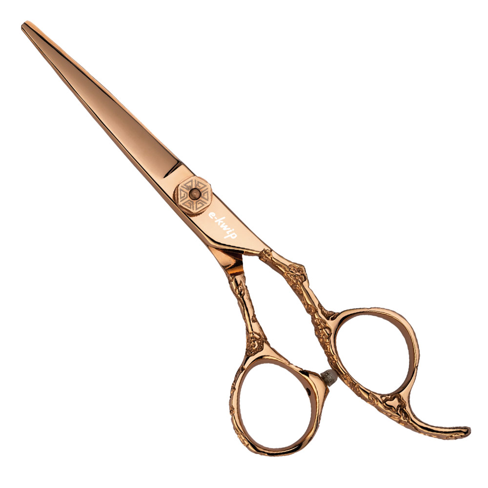 e-kwip Flower FLR 55 rosegold - Haarschere 5,5 Zoll - 0425