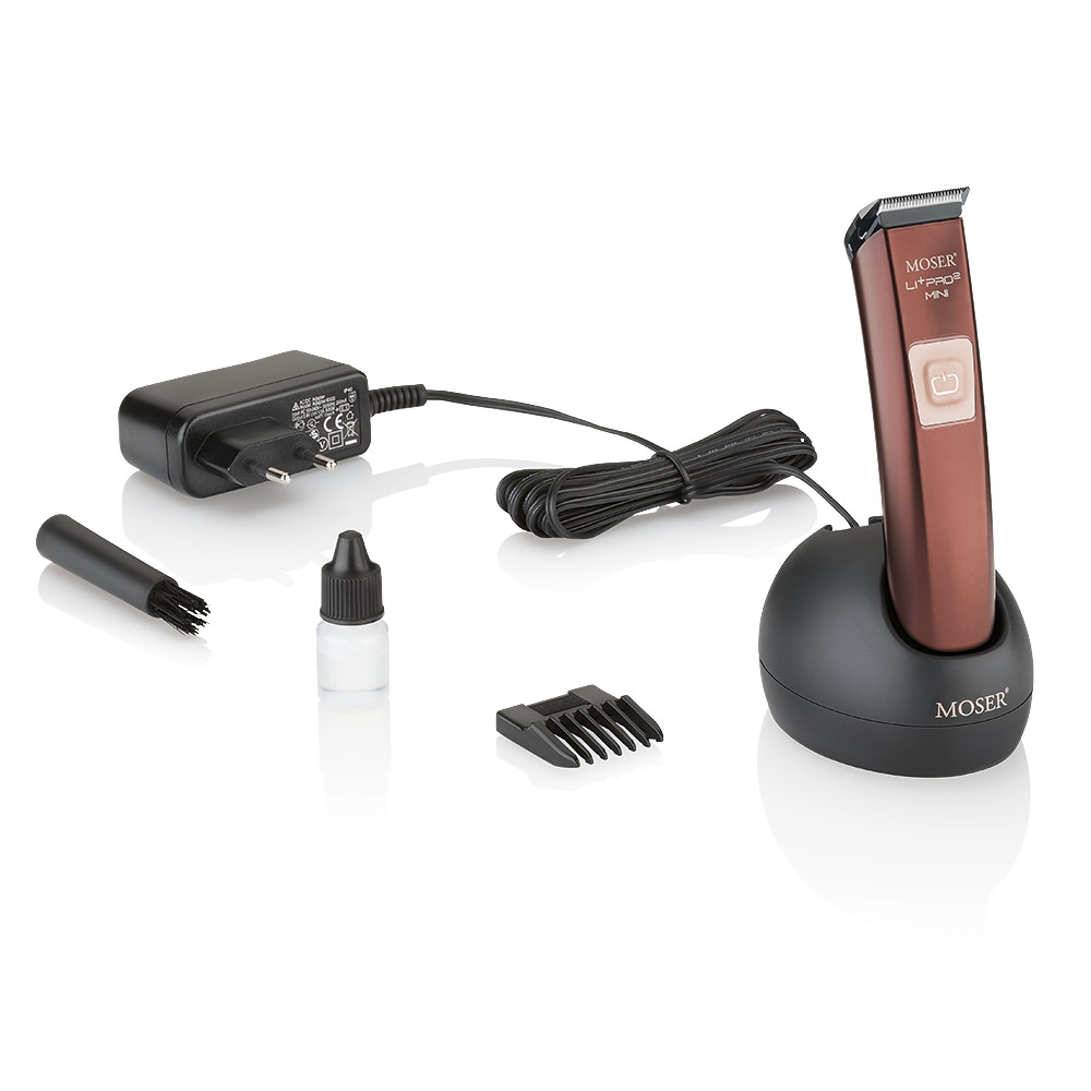 Moser - Profi Haarschneider Li+ Pro ² Mini Netz- / Akku - Trimmer 1588 Moser - Profi Haarschneider Li+ Pro ² Mini Netz- / Akku - Trimmer 1588