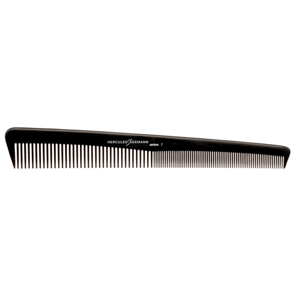 Hercules Sägemann Carbon- Kamm HS C7 anthrazit - 7,0 Zoll