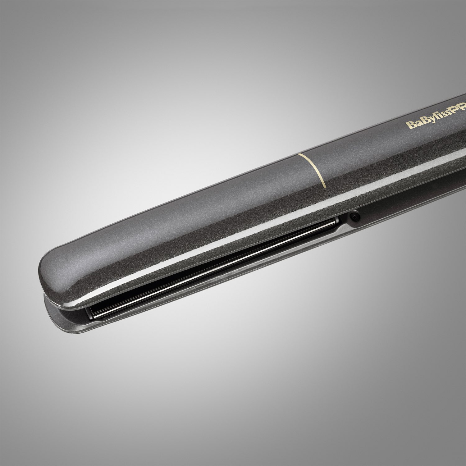 BaByliss PRO STILISTA grau & gold Glätteisen Haarglätter BAB3550OE