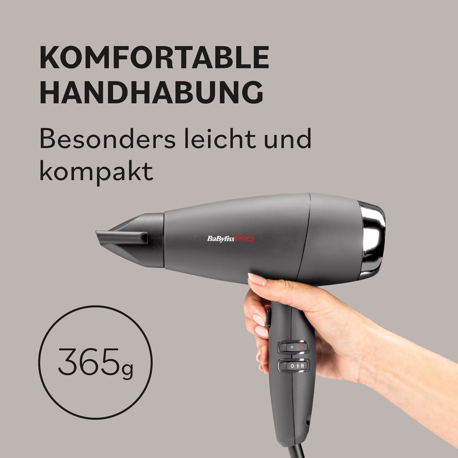 BaByliss PRO Haartrockner Evoluto mit Digitalmotor 2400 Watt BAB6985E