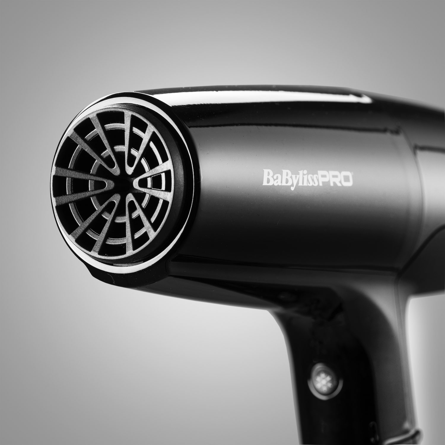 BaBylissPRO Falco Haartrockner Digital Highspeed Schwarz/Silber BAB8550BE