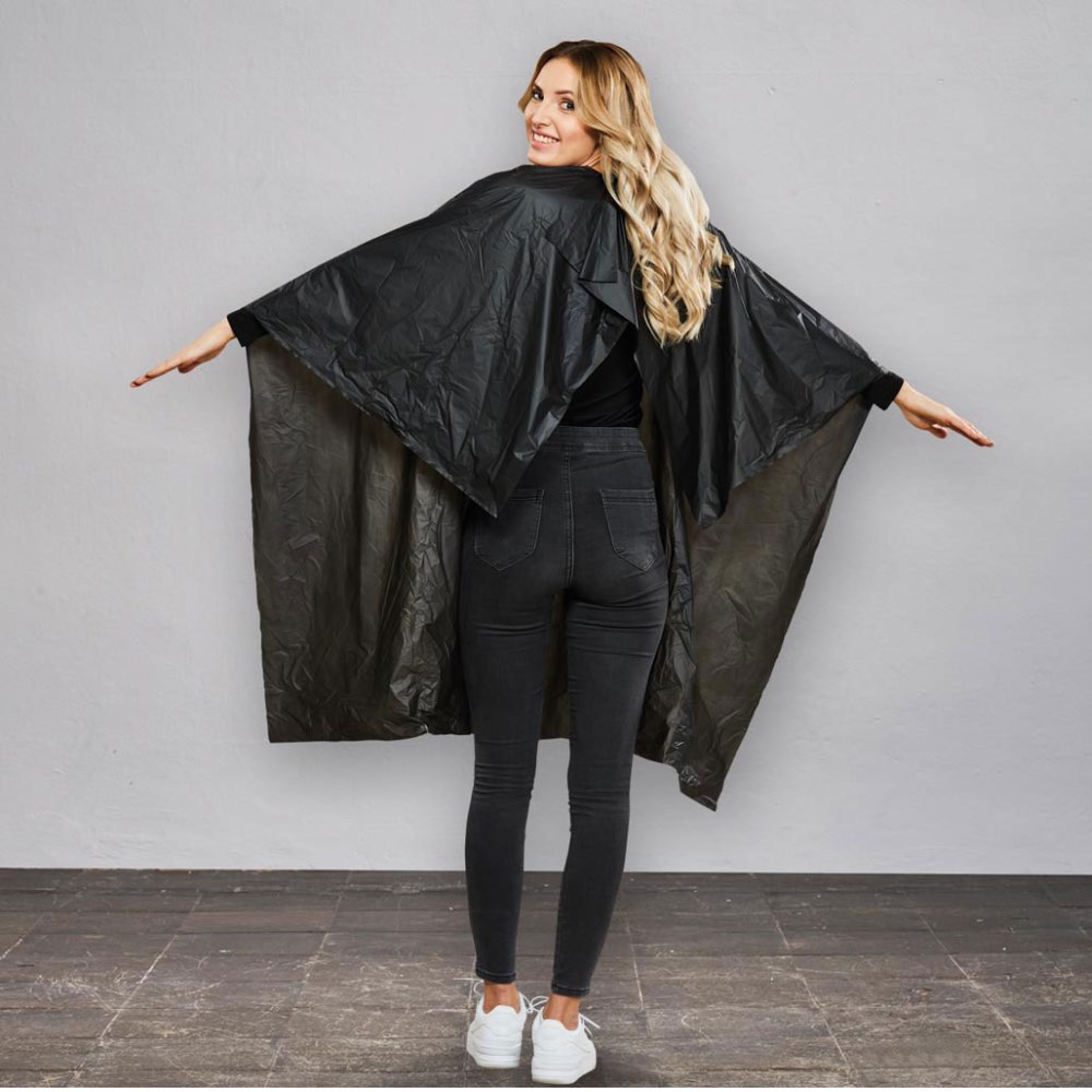 Trend Design Einweg-Frisierumhang BIOCape Pro XL 9003 - Schwarz - 33 Stück