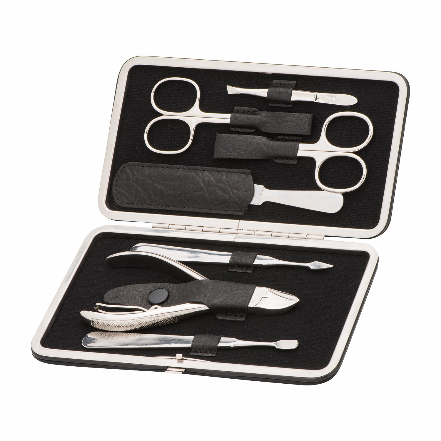 Erbe Maniküre Bügel-Etui Master, Schwarz, 7-tlg. - 9088