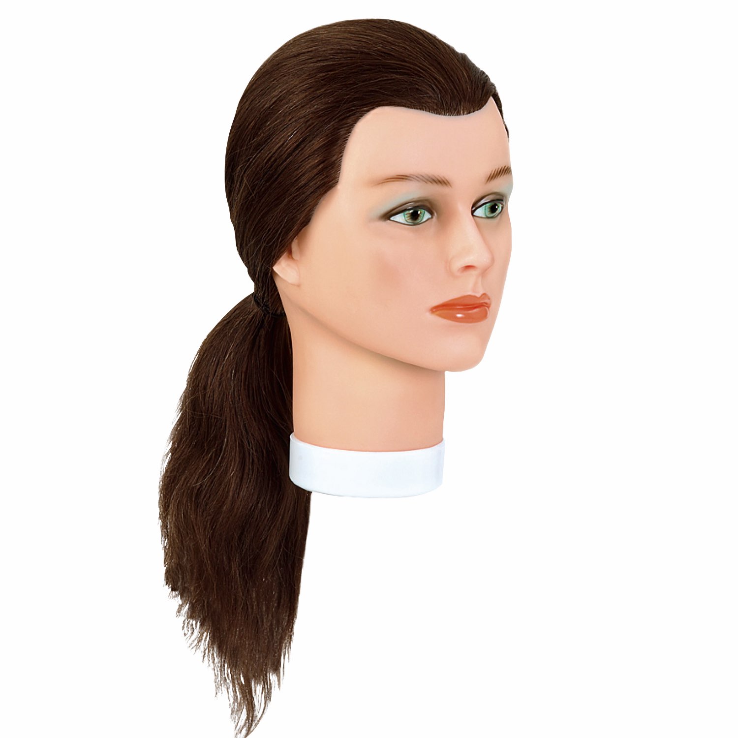 Bergmann Übungskopf Junior Braun Echthaar 30- 35 cm