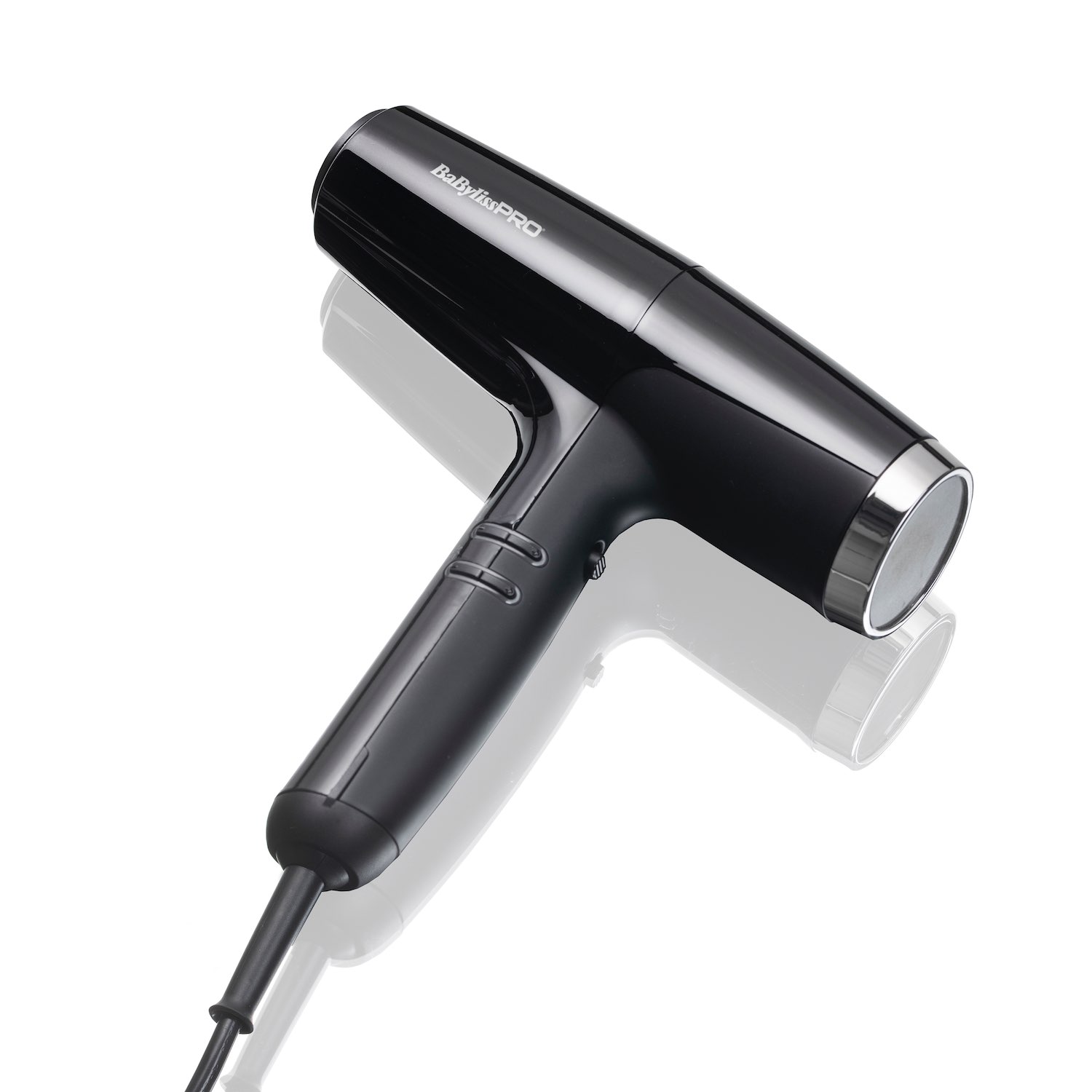 BaBylissPRO Falco Haartrockner Digital Highspeed Schwarz/Silber BAB8550BE