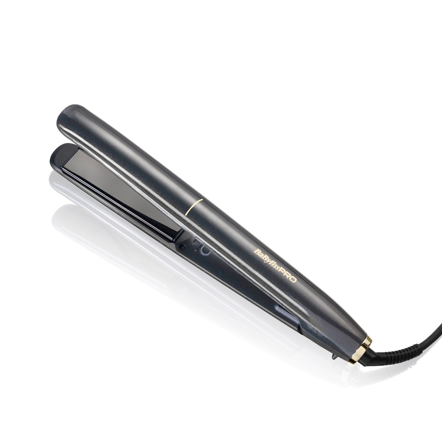 BaByliss PRO STILISTA grau & gold Glätteisen Haarglätter BAB3550OE
