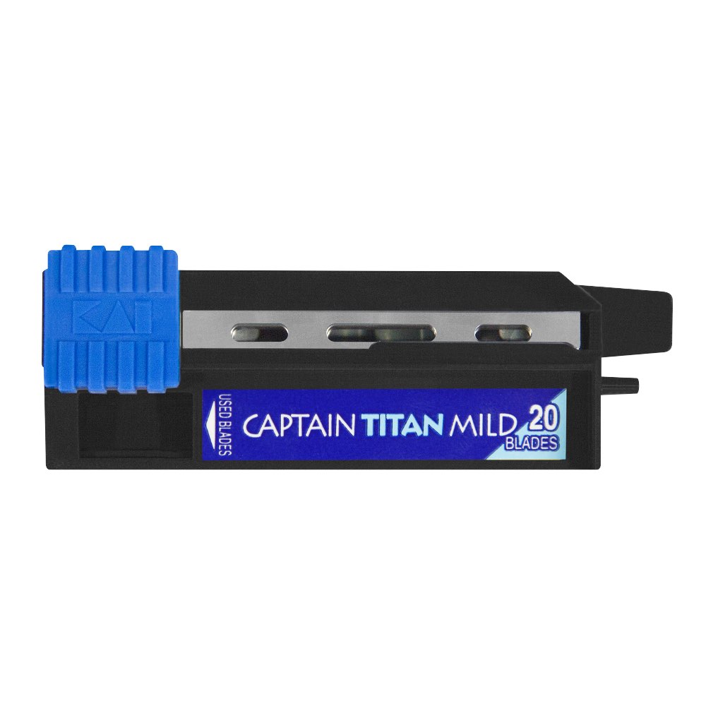 KAI Rasierklingen KASHO Titan Mild Protouch mit PTFE Beschichtung 20 St.- B-CAPT KAI Rasierklingen KASHO Titan Mild Protouch mit PTFE Beschichtung 20 St.- B-CAPT