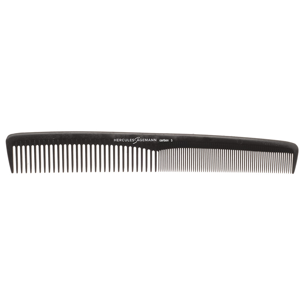 Hercules Sägemann Carbon- Kamm HS C5 anthrazit - 7,0 Zoll