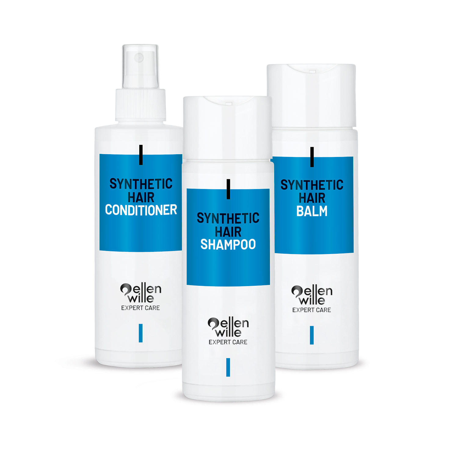 Ellen Wille Pflegeset für Kunsthaar Perücken Shampoo Balsam Conditioner 200 ml