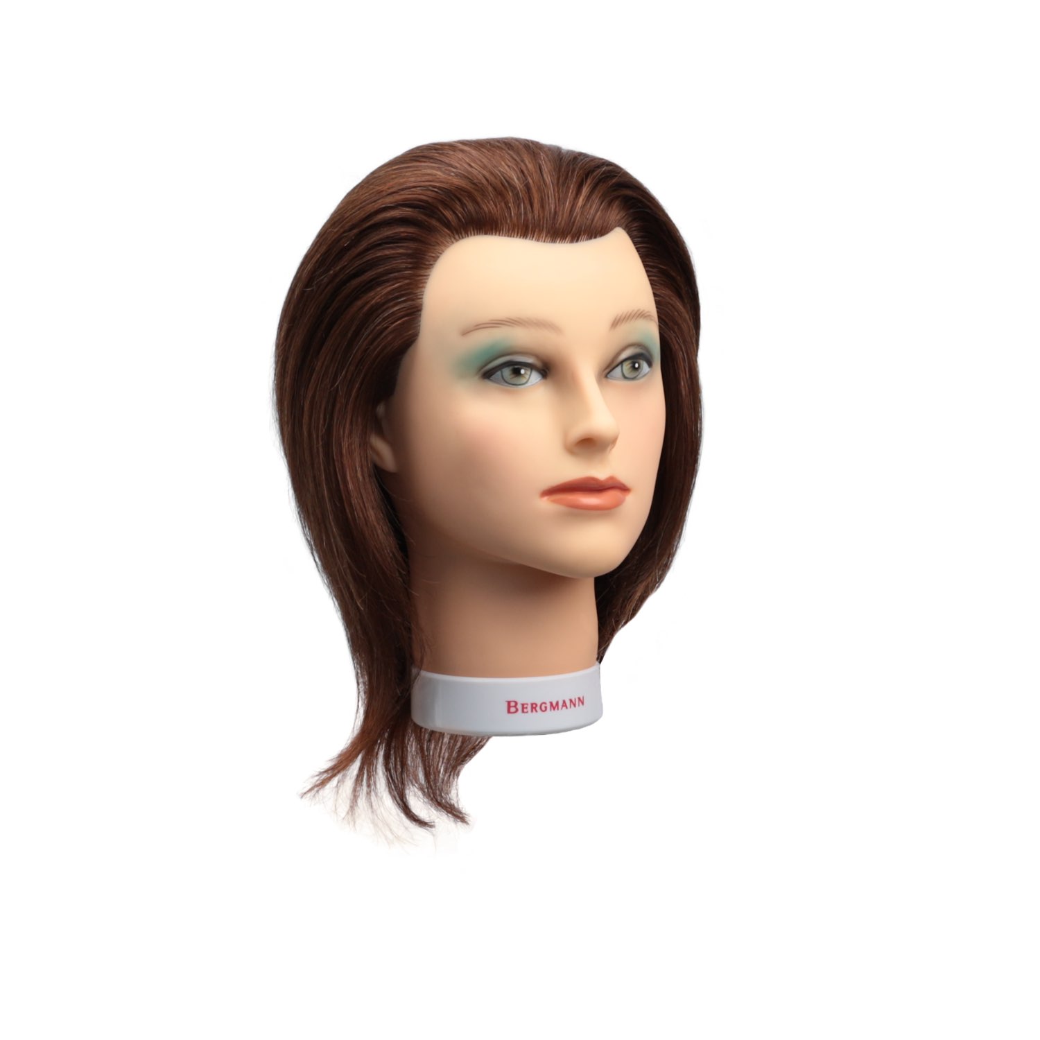 Bergmann Übungskopf Junior Short Braun Echthaar 20- 25 cm