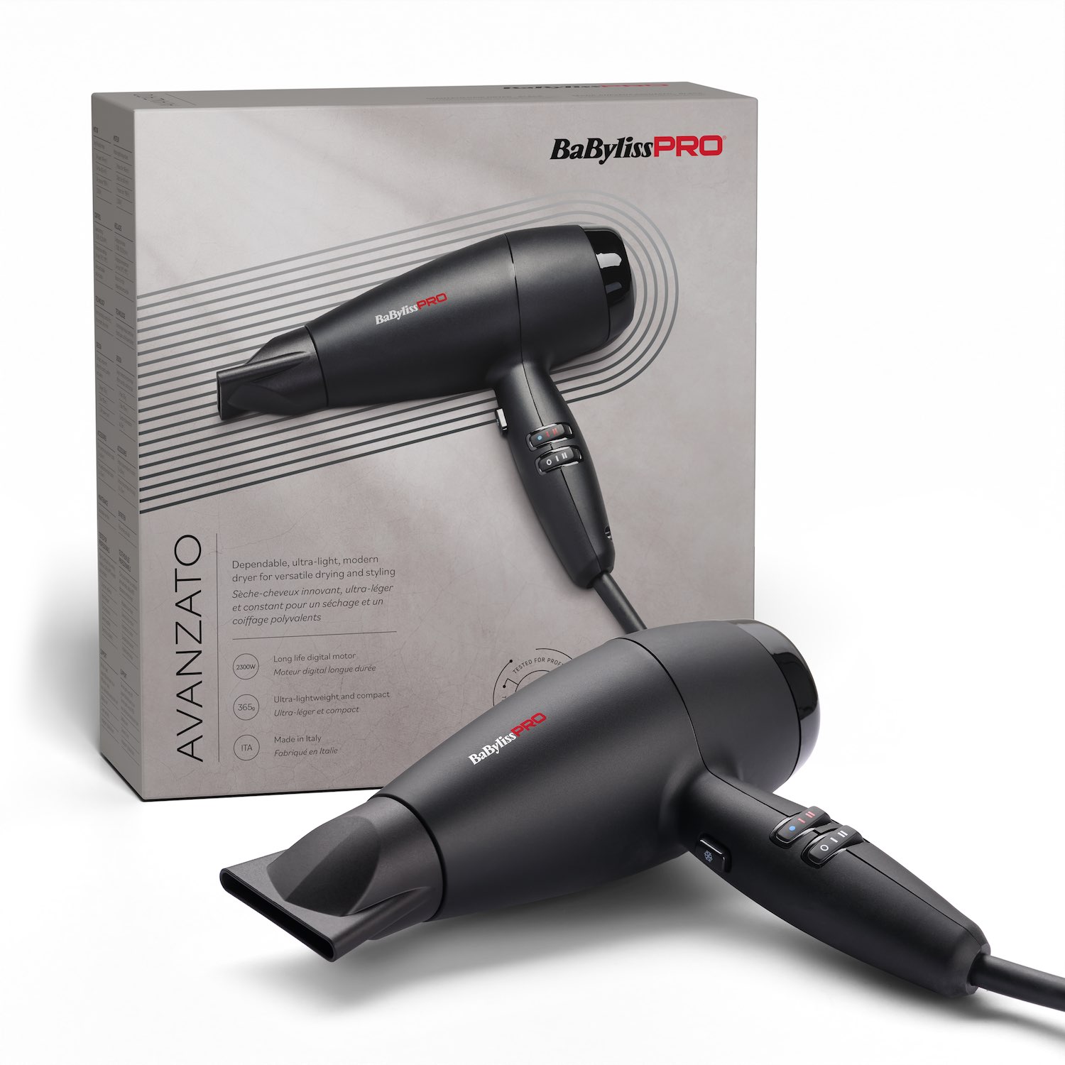 BaByliss PRO Haartrockner Avanzato mit Digitalmotor 2300 Watt BAB6965E