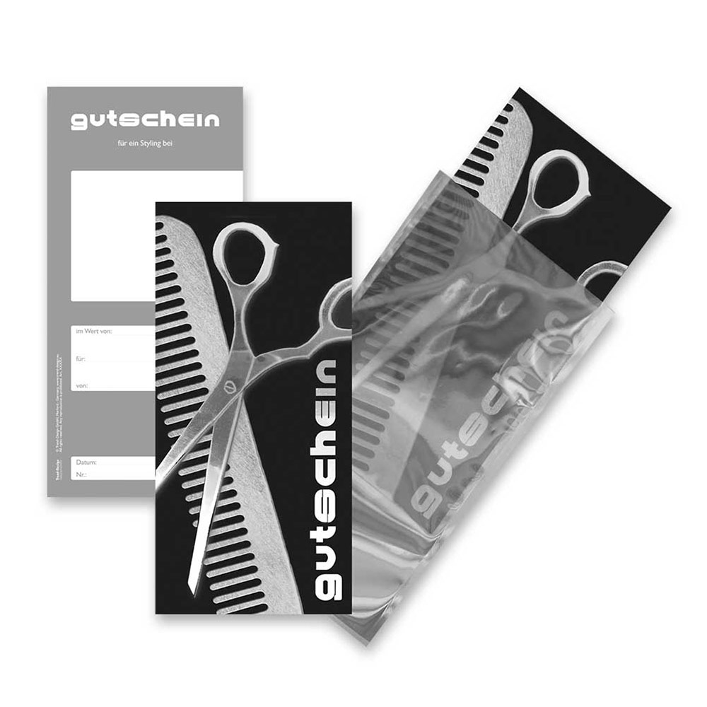 Trend Design Geschenkgutscheine Catwalk inkl. hochwertigen Umschlägen - 20 Stück