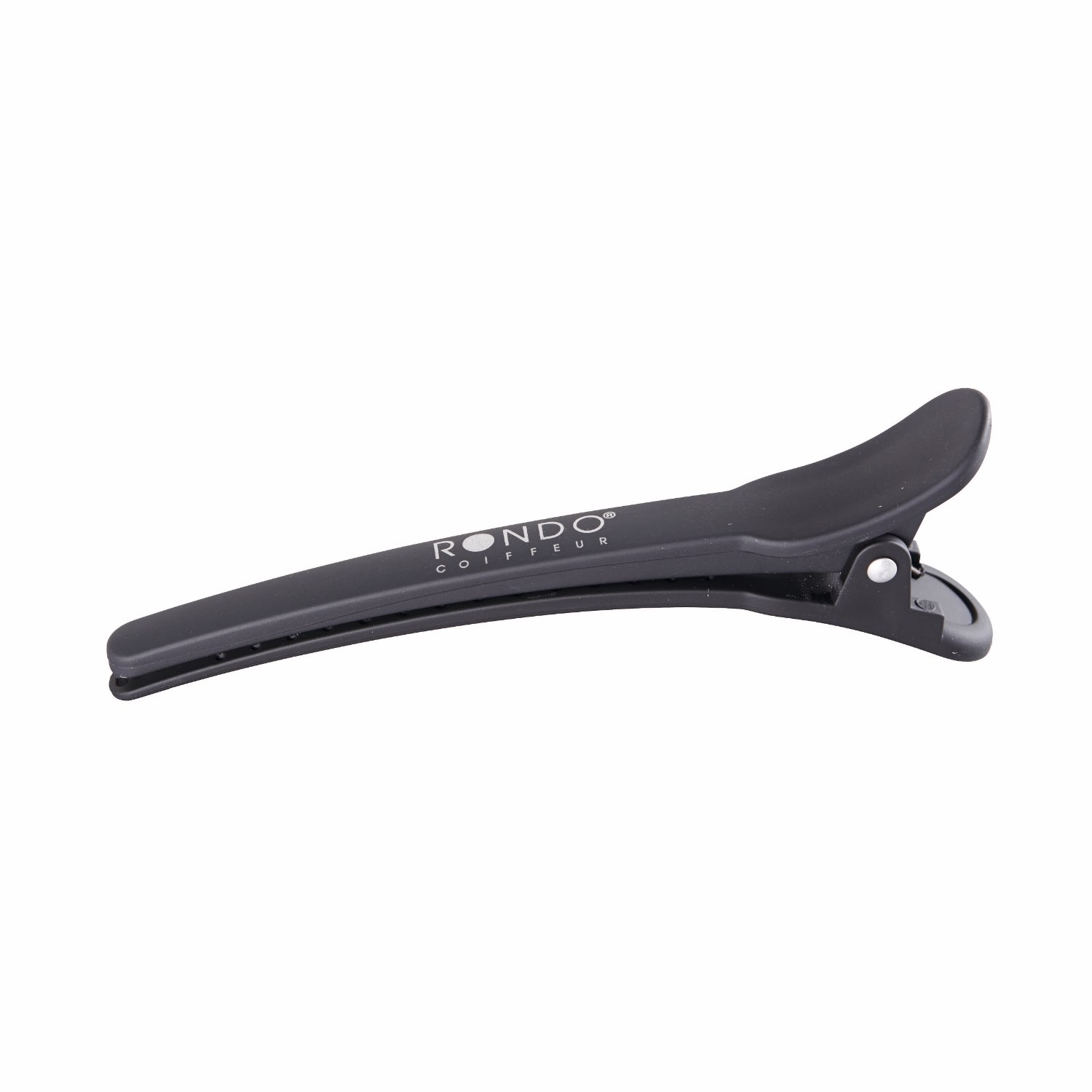 Rondo Abteilclipse Matt 10 cm Schwarz - 12 Stück