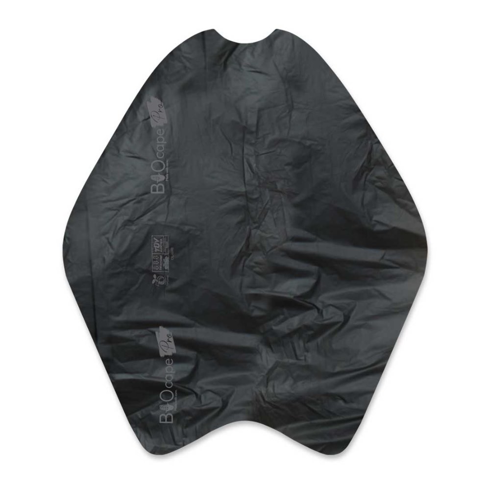 Trend Design Einweg-Frisierumhang BIOCape Pro XL 9003 - Schwarz - 33 Stück