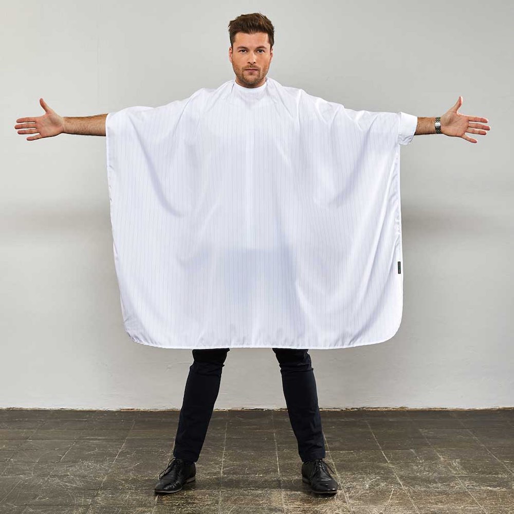 Trend Design Herren Schneideumhang - Weiß mit Hakenverschluss