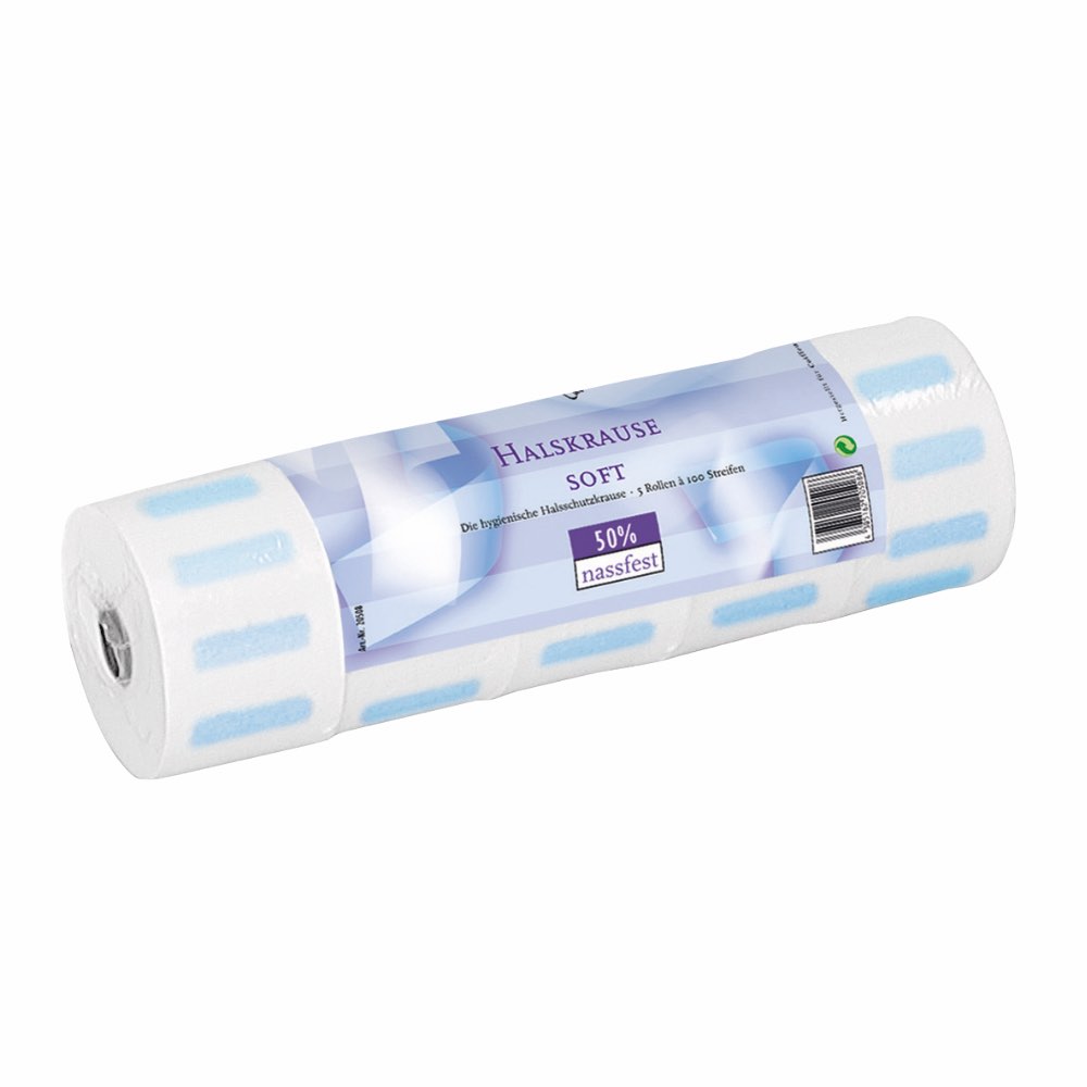 Halskrause Blau 50% nassfest - 5 Rollen
