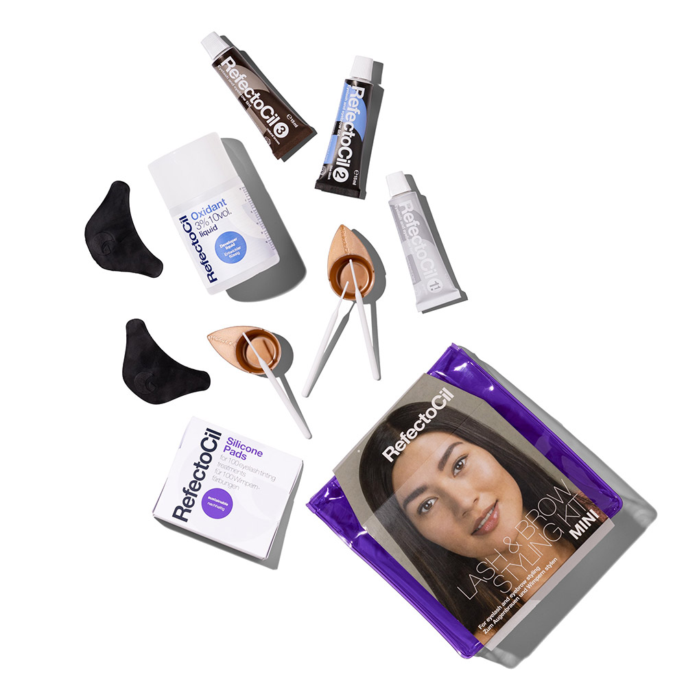 Refectocil Lash & Brow Styling Kit Mini DAS Einsteigerset mit Farbe und Zubehör