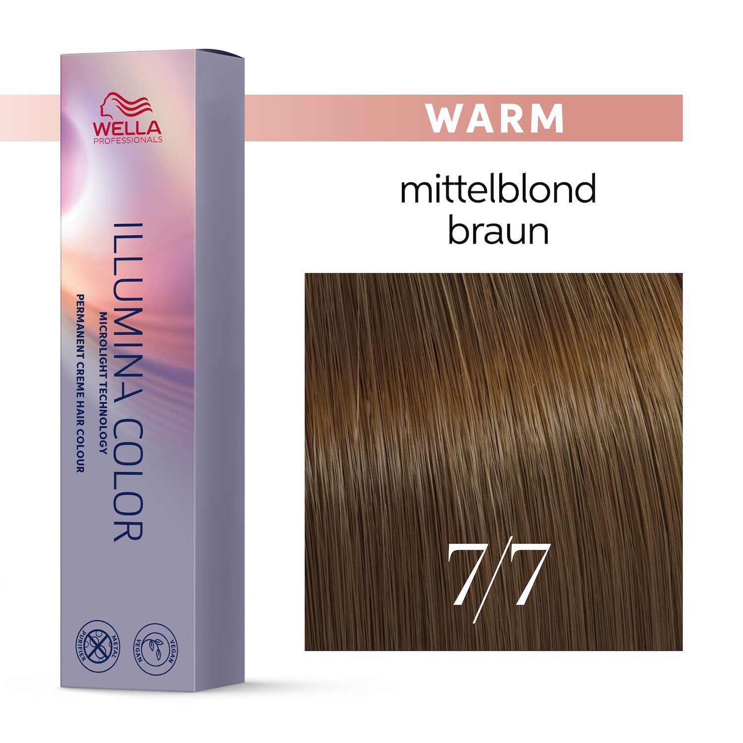 Wella Illumina Color Haarfarbe 7/7 Mittelblond Braun