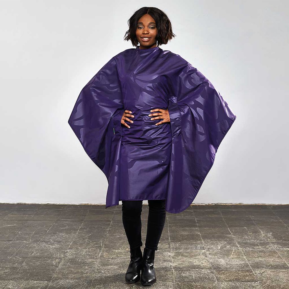 Trend Design NANO Compact Färbeumhang - Violett gemustert