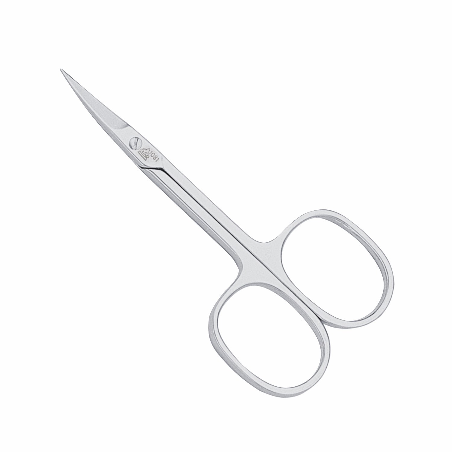 Erbe Hautschere Kullenblatt vernickelt, aufgebogen, glatt - 91081