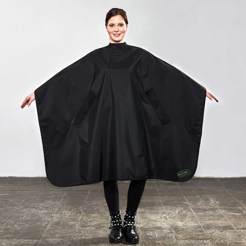 Trend Design Nano RecYcape Färbeumhang - Schwarz