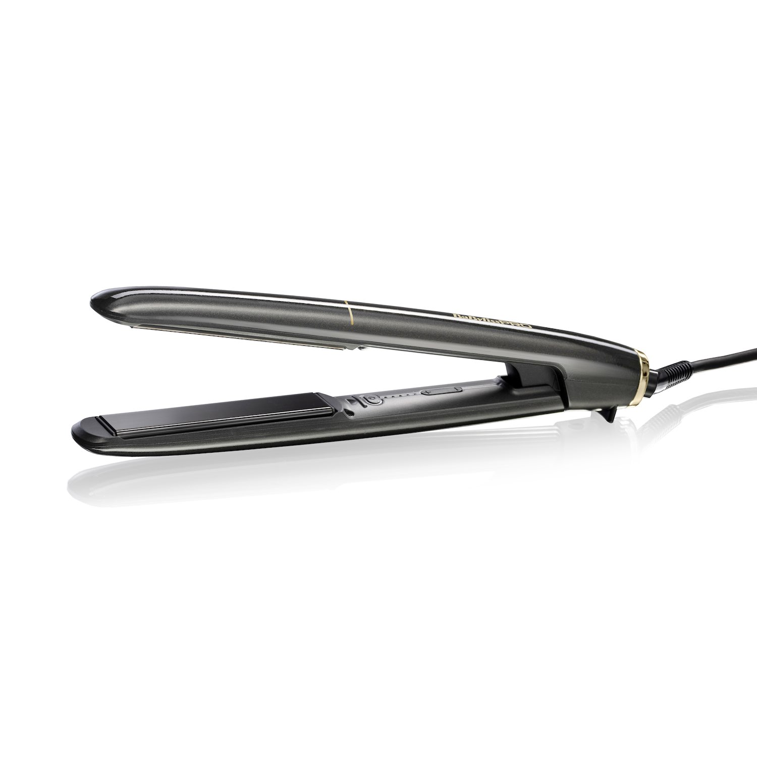 BaByliss PRO STILISTA grau & gold Glätteisen Haarglätter BAB3550OE