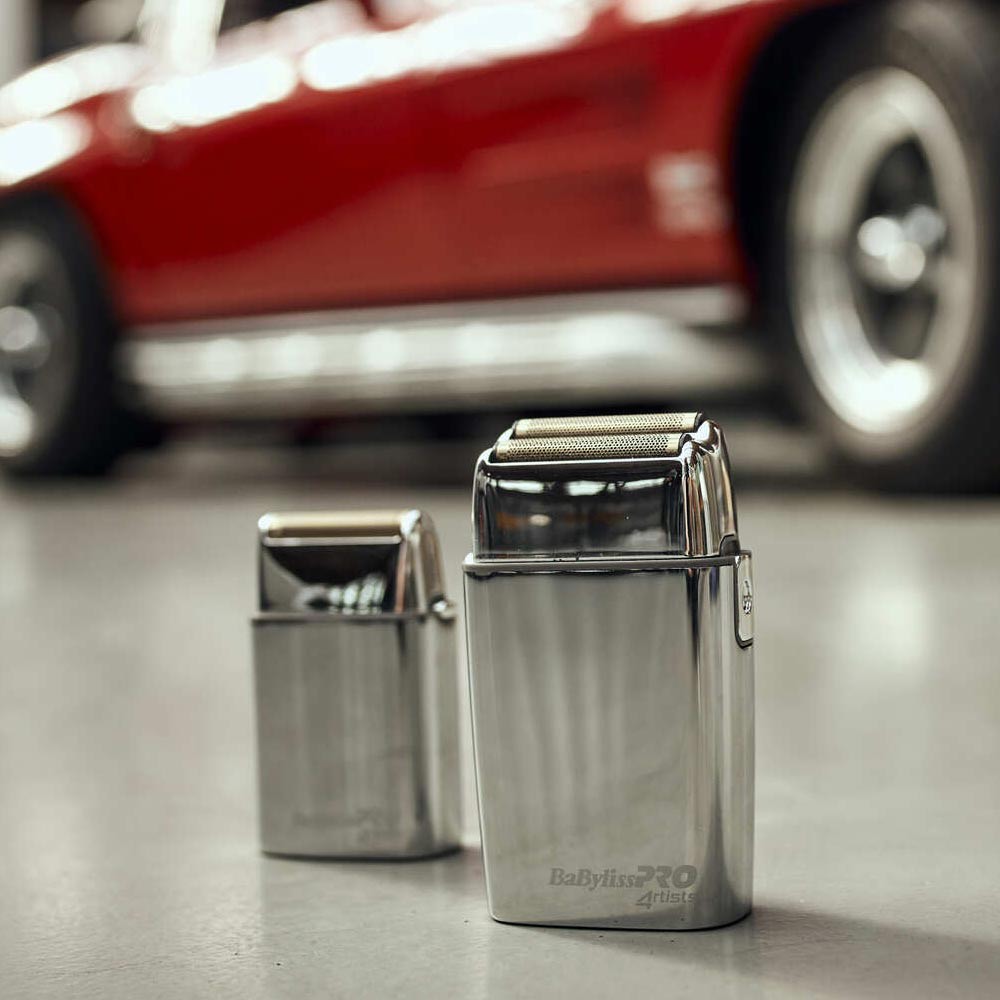 BaByliss PRO 4Artists Doppelfolienrasierer FOILFX mit Vollmetallgehäuse FXFS2E