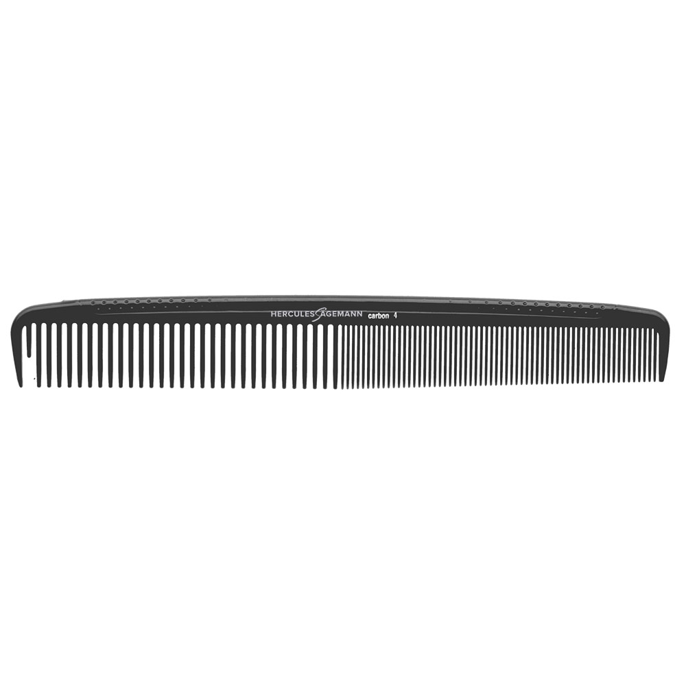 Hercules Sägemann Carbon- Kamm HS C4 anthrazit - 7,0 Zoll