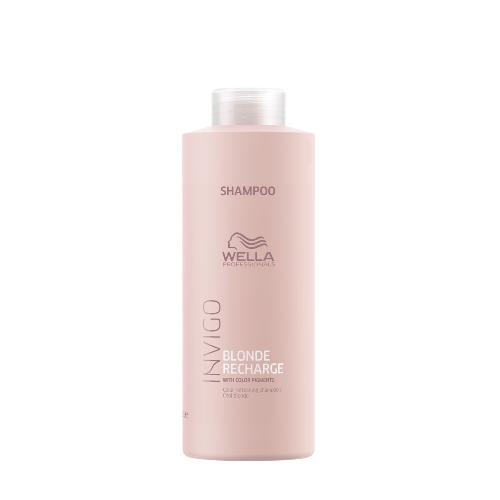 Wella Invigo Blond Recharge Cool Blonde Color Refreshing Shampoo 1000ml Wella Invigo Blond Recharge Cool Blonde Color Refreshing Shampoo 1000ml