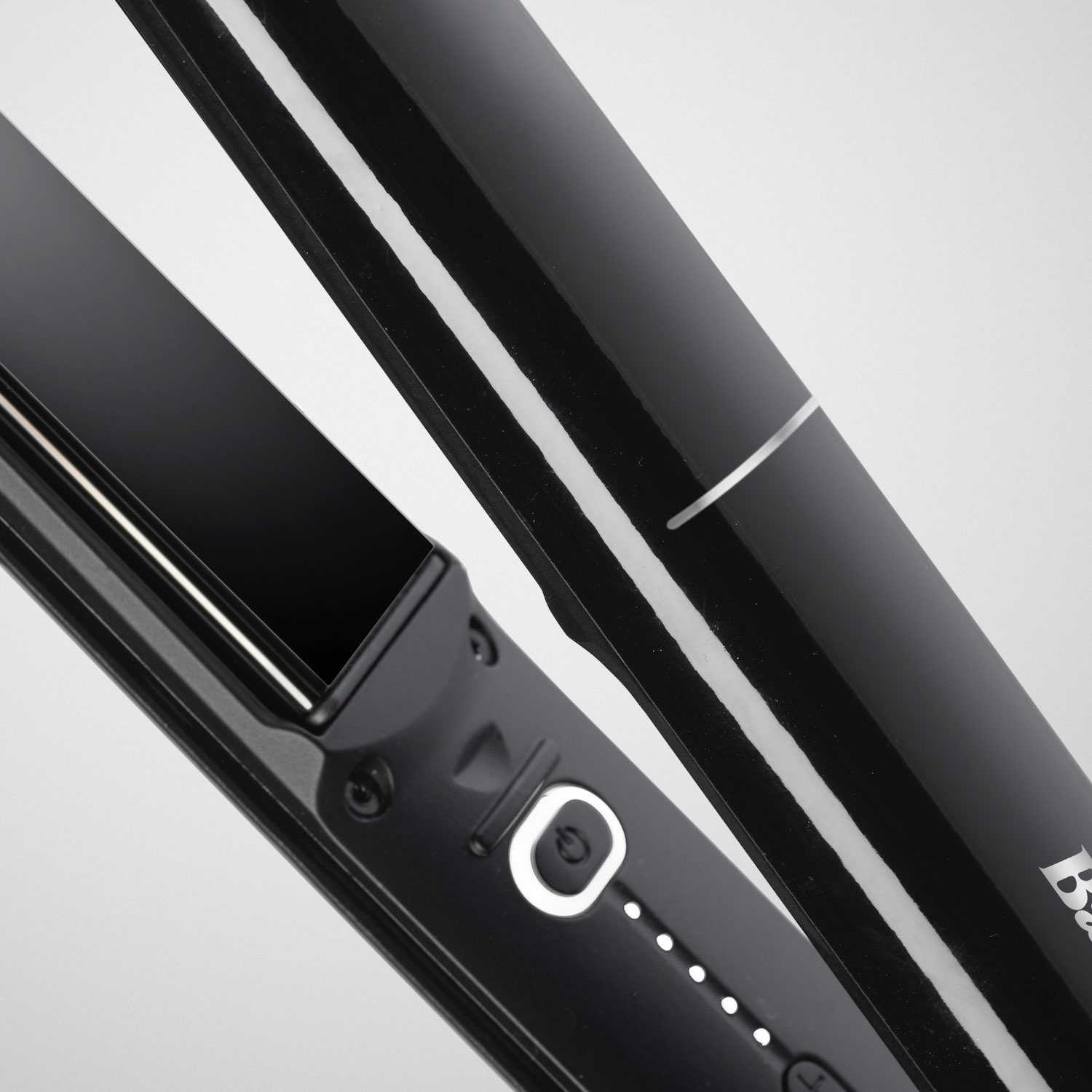 BaByliss PRO STILISTA black & silver Glätteisen Haarglätter BAB3550BE