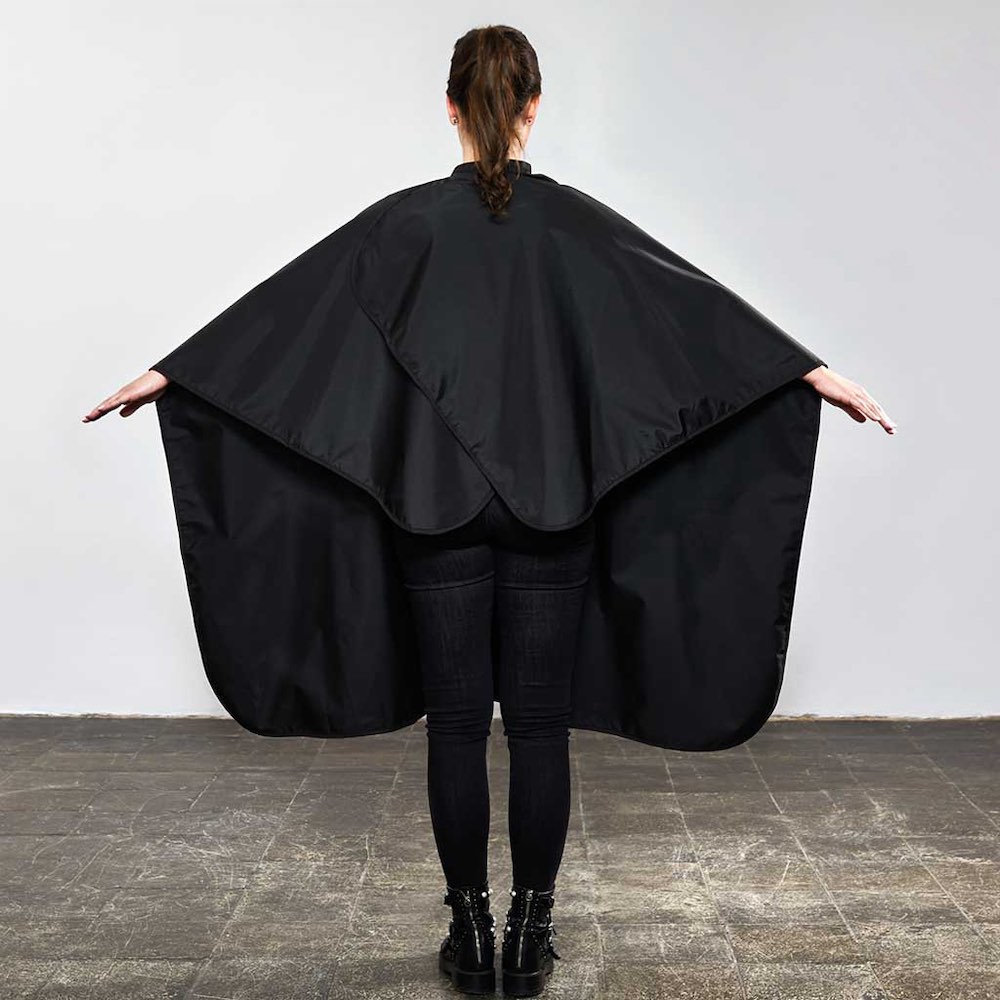 Trend Design Nano RecYcape Färbeumhang - Schwarz