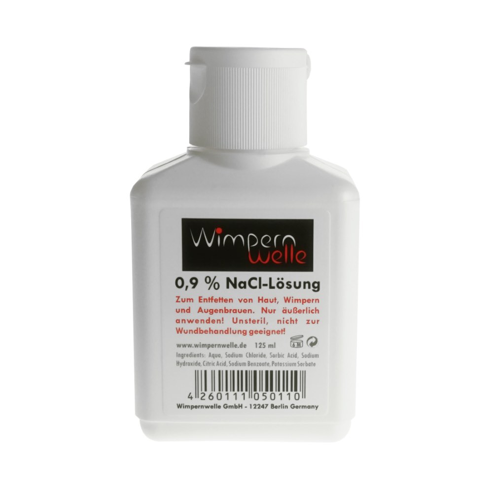 Wimpernwelle Physiologische Kochsalzlösung, 125 ml Wimpernwelle Physiologische Kochsalzlösung, 125 ml