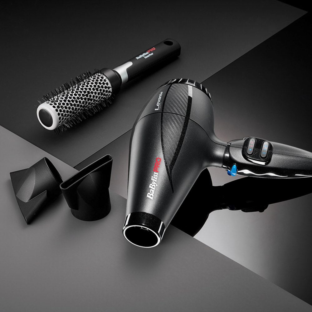 Babyliss PRO Levante Haartrockner 2100 Watt BAB6950IE + Gratis Paddle Brush BABB1E