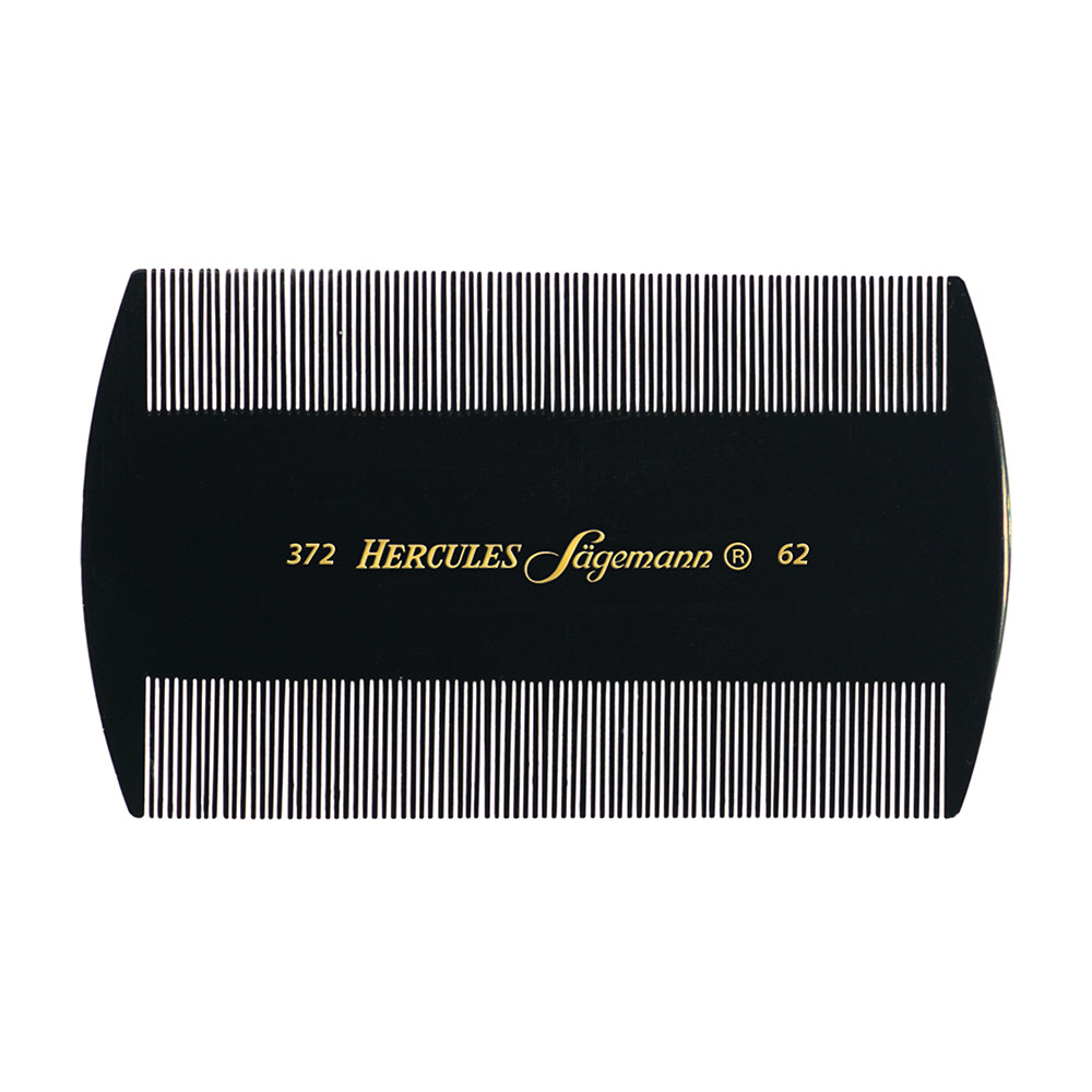 Hercules Sägemann Naturkautschuk- Kamm 372-62 - 3,5 Zoll