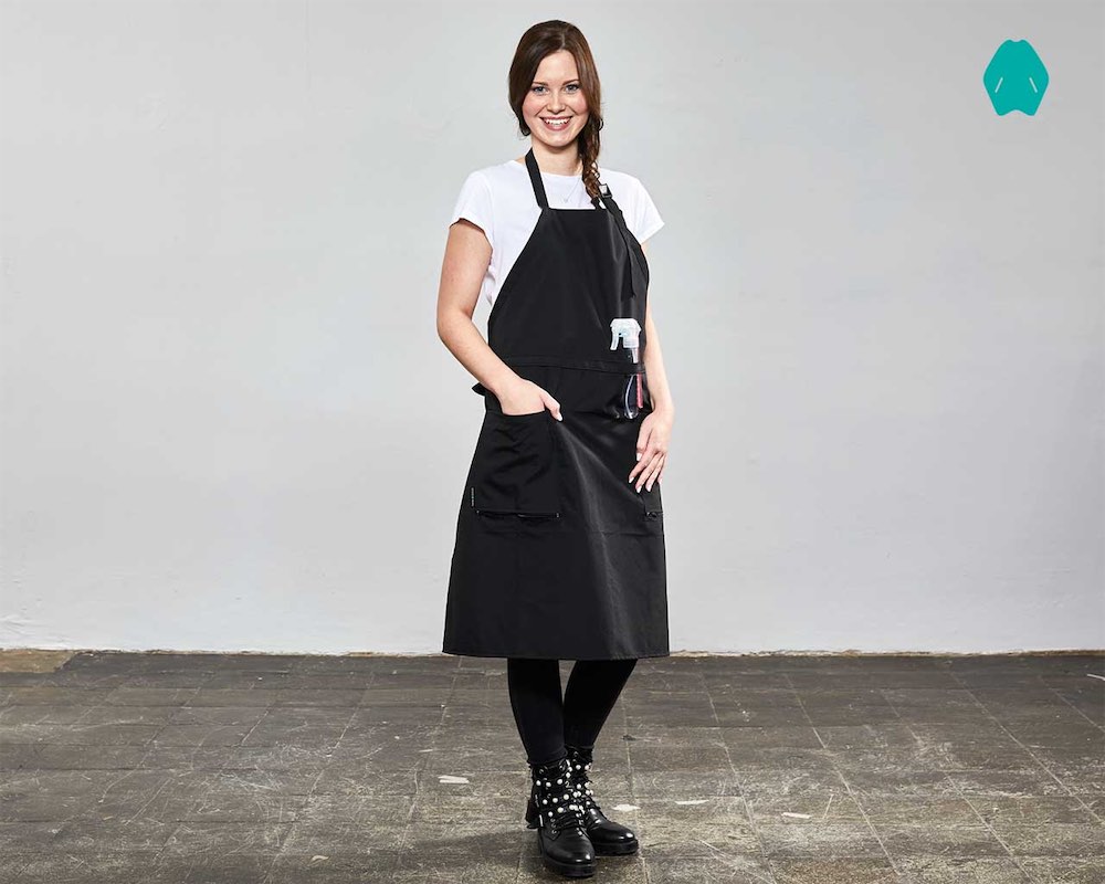 Trend Design NANO Färbeschürze - Uni- schwarz