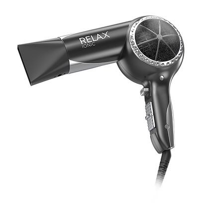 Relax Pro Ionic schwarz Salon Haartrockner 900 Watt