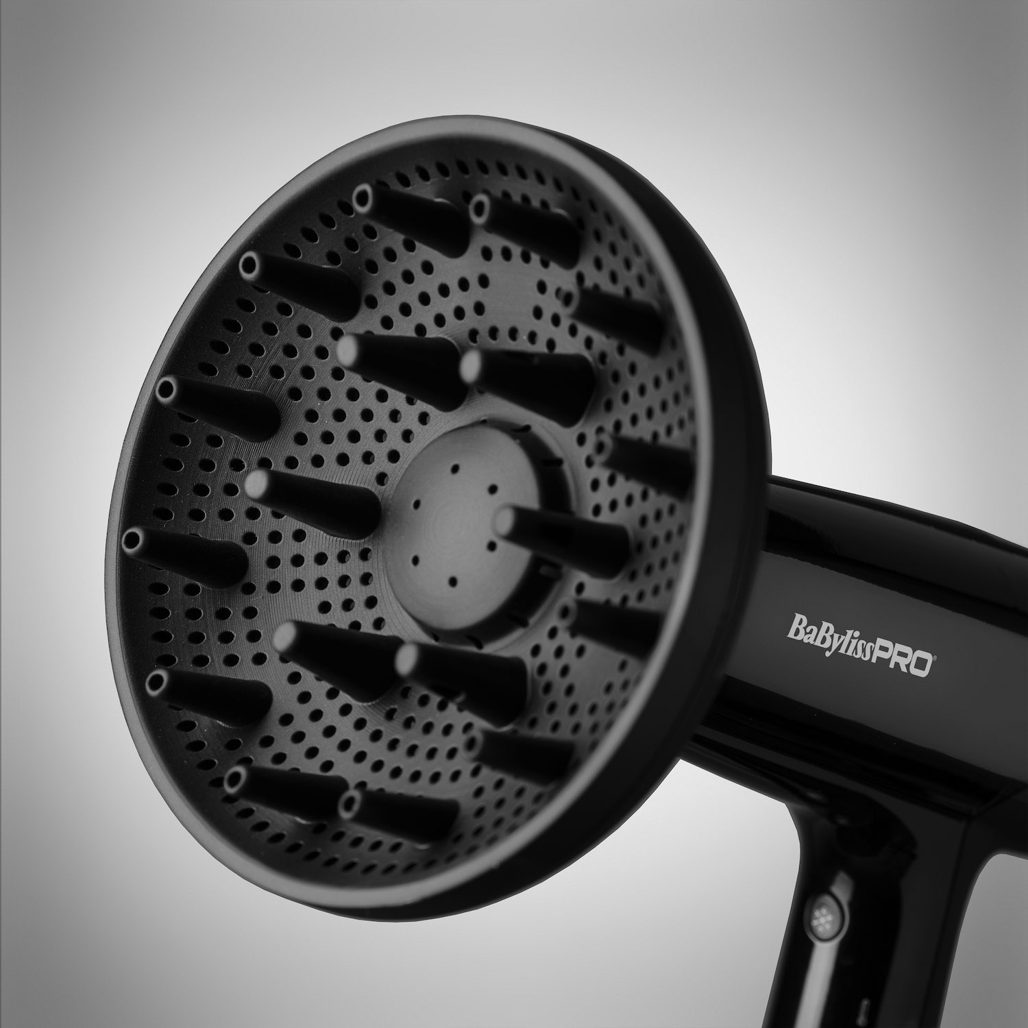 BaBylissPRO Falco Haartrockner Digital Highspeed Schwarz/Silber BAB8550BE