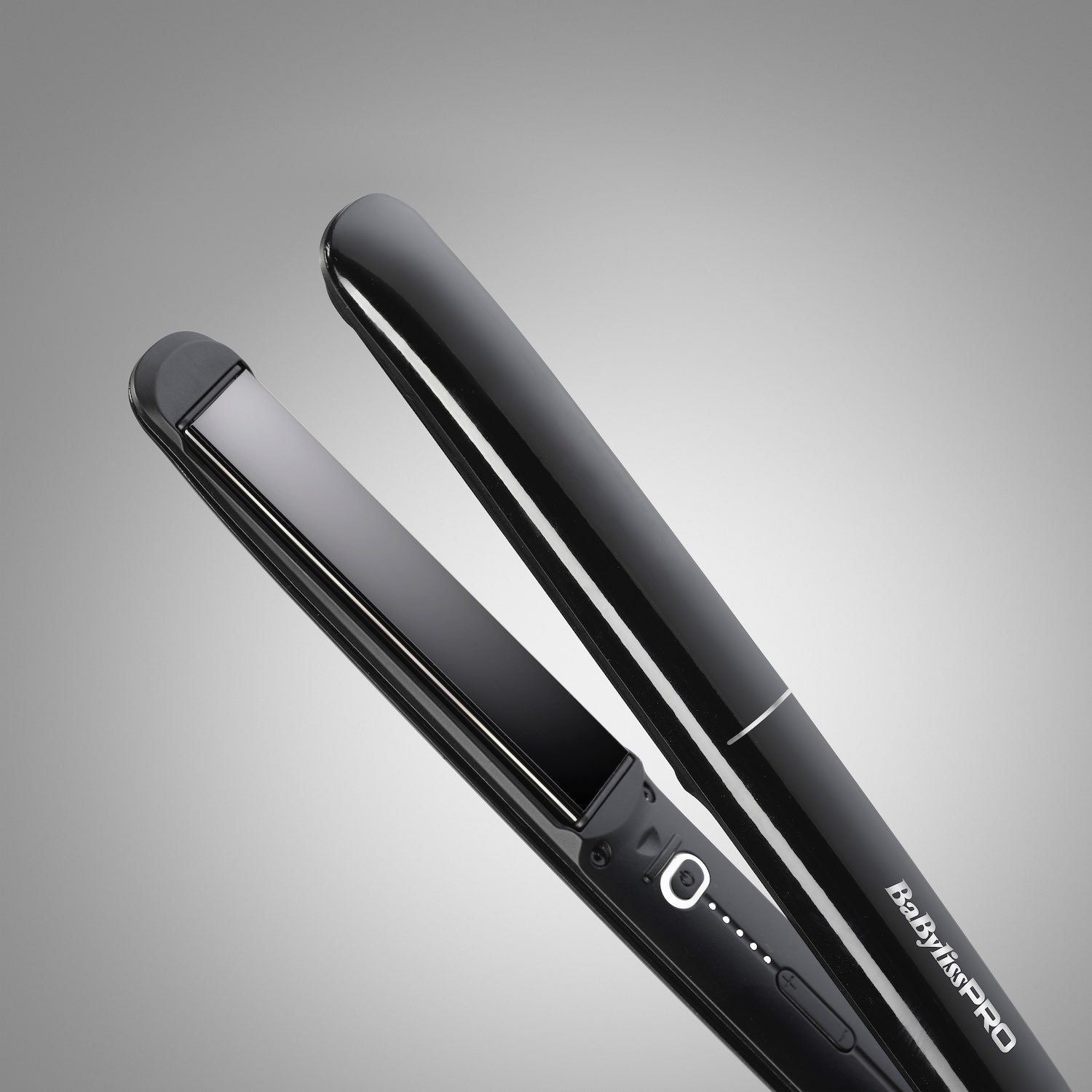 BaByliss PRO STILISTA black & silver Glätteisen Haarglätter BAB3550BE