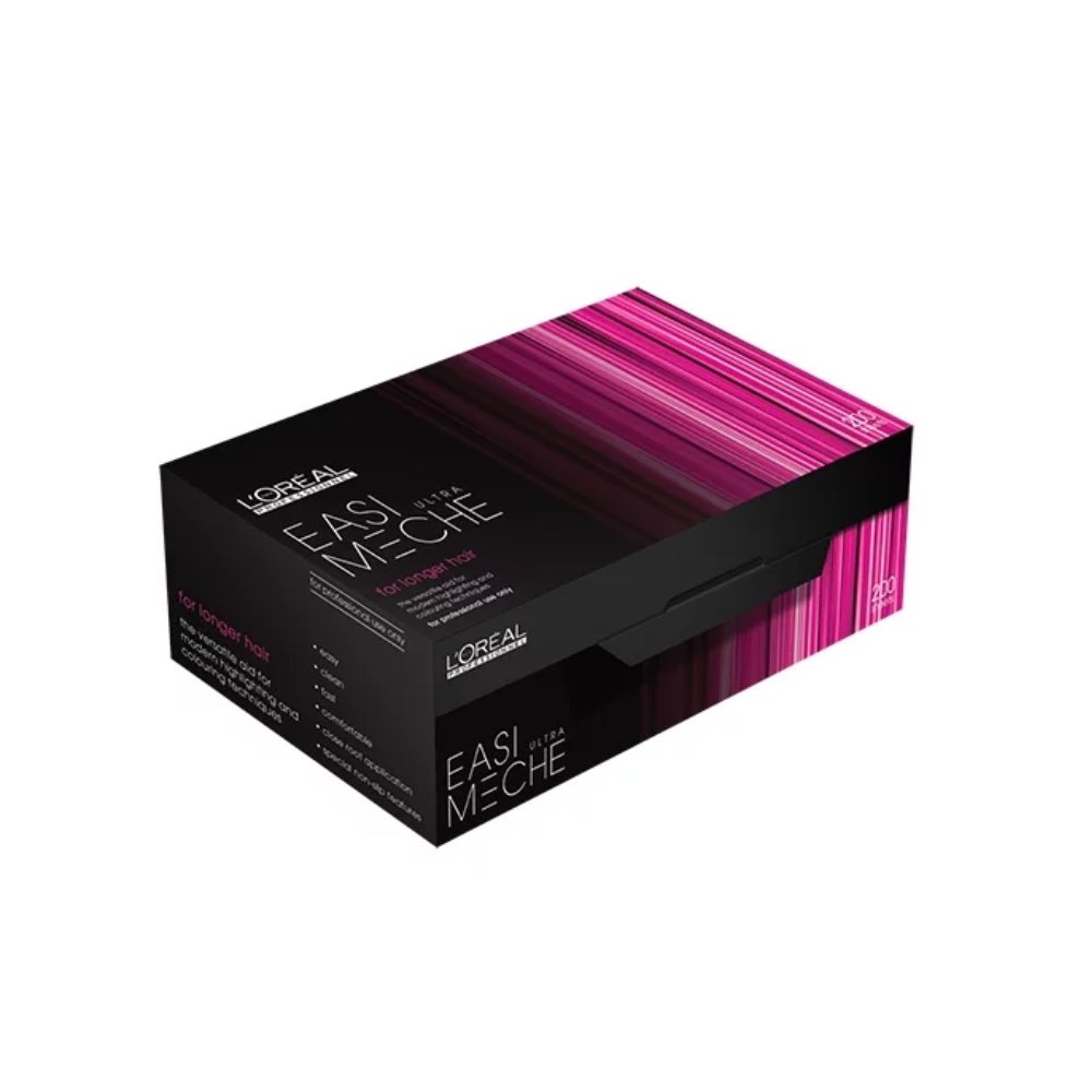 L'Oreal Easi Meche Large for longer Hair - 200 Blatt