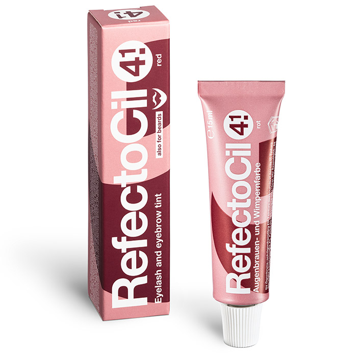RefectoCil Augenbrauenfarbe und Wimpernfarbe 15 ml Rot 4.1